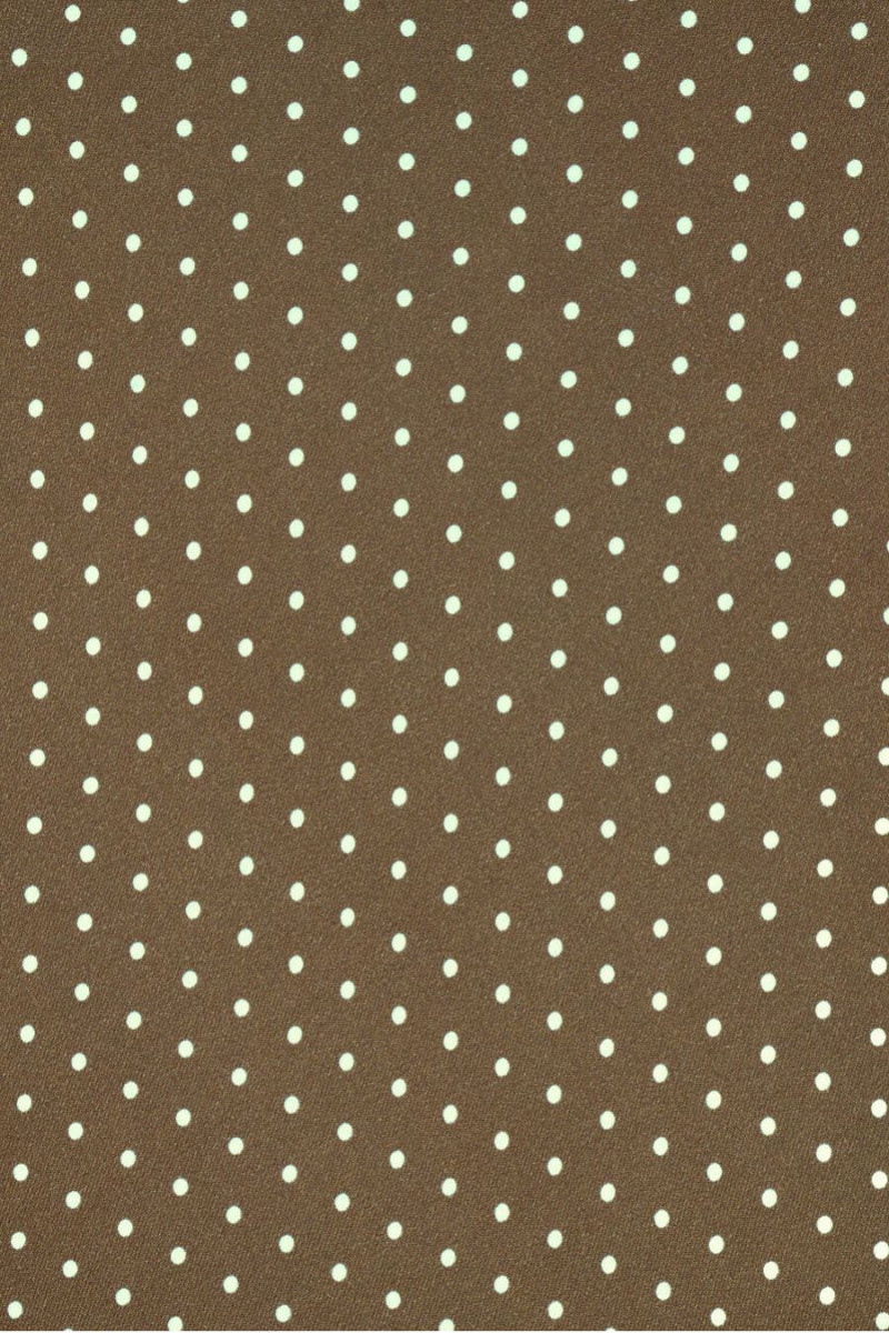 Camel viscose with small polka dots