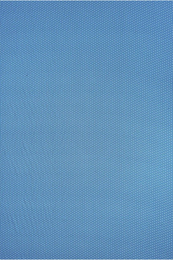 Denim viscose with small polka dots