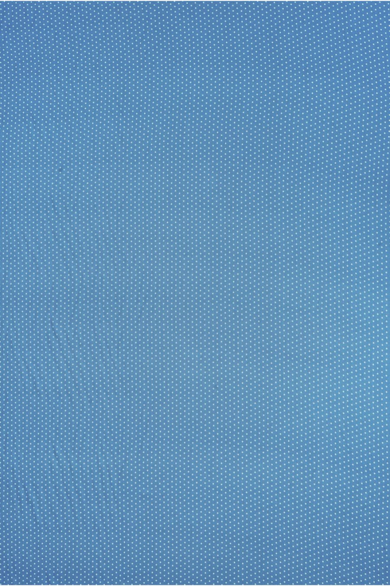 Denim viscose with small polka dots
