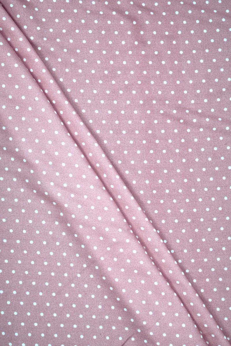 Lilac-pink viscose with...