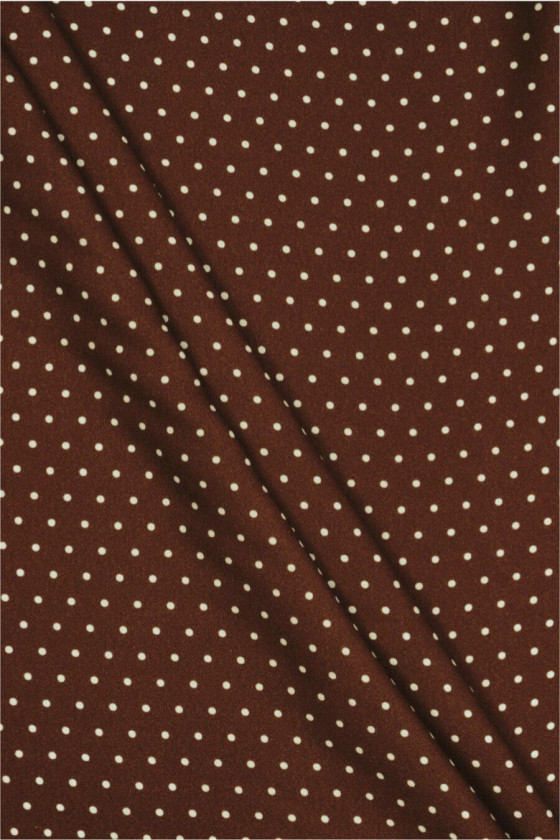 Brown viscose with small...