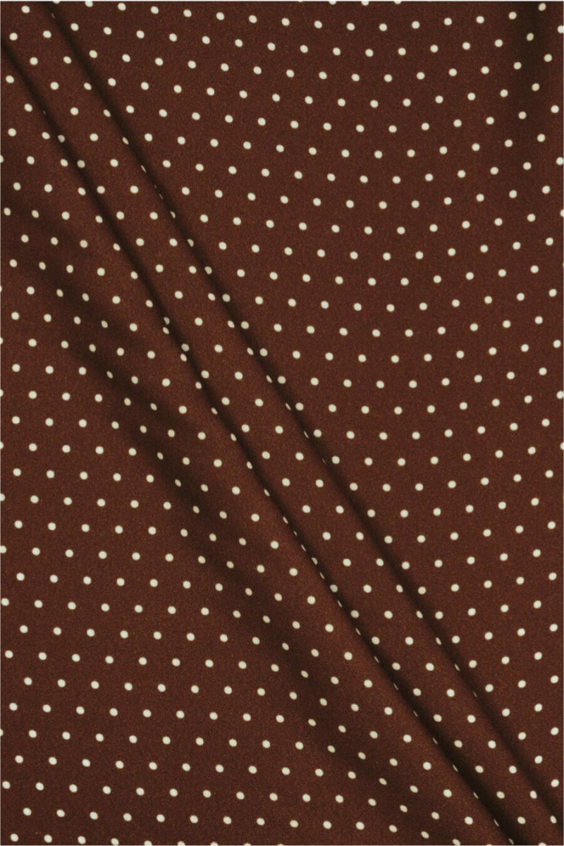 Brown viscose with small...