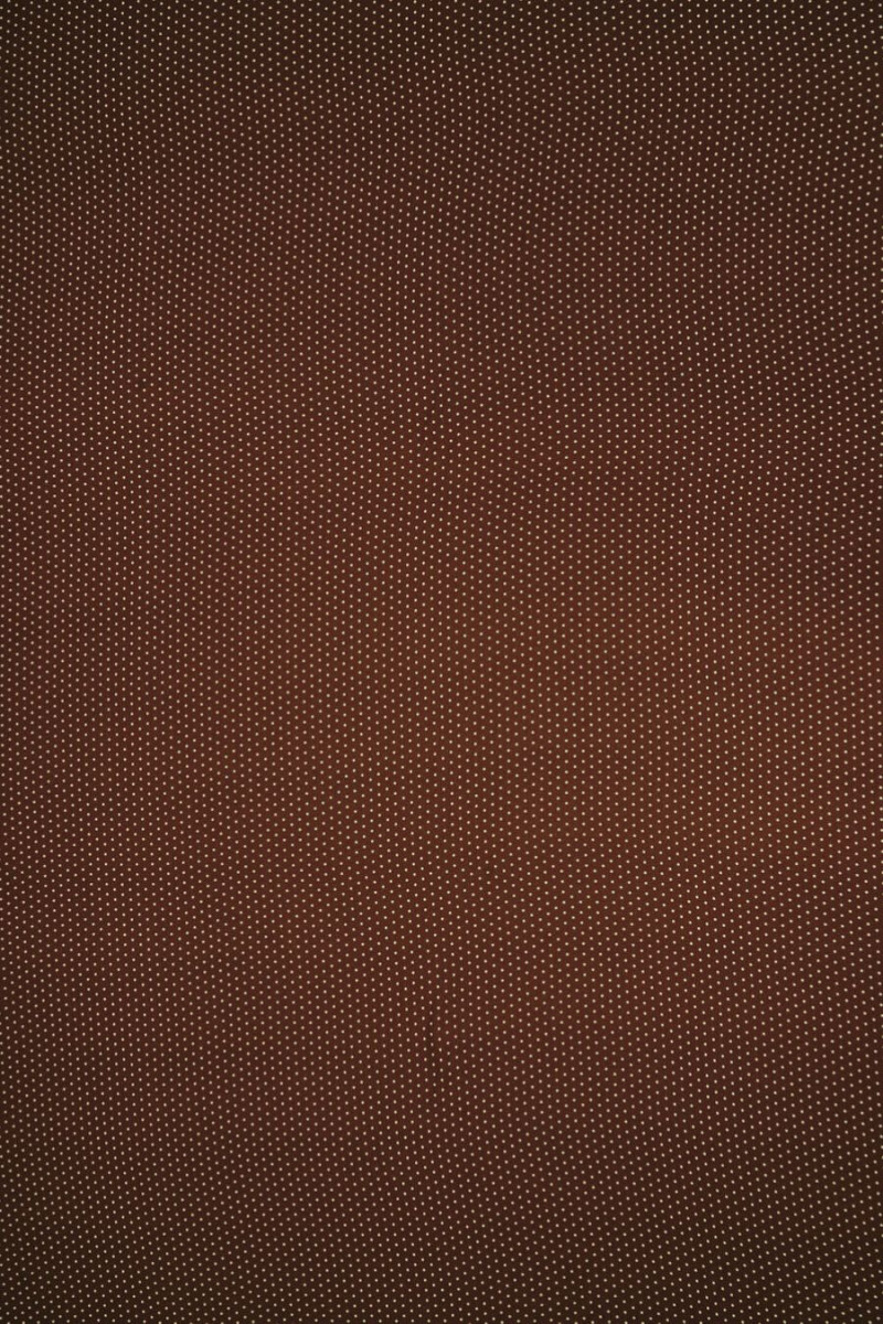 Brown viscose with small polka dots COUPON 80cm
