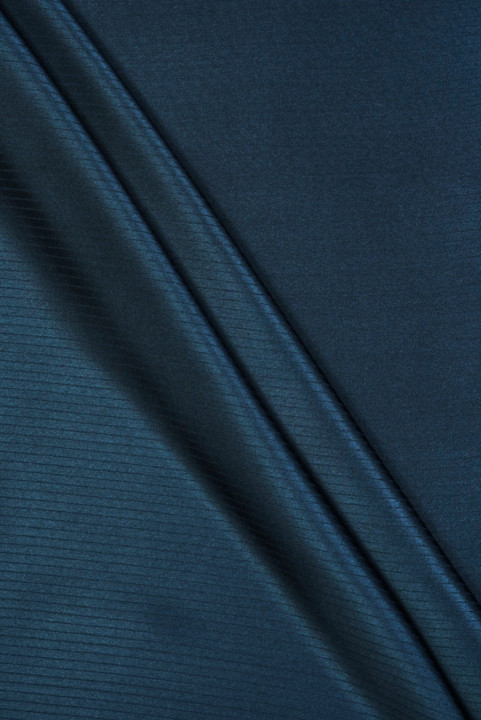 Sea silk satin with jacquard stripes