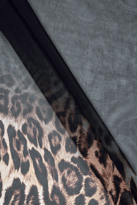 Muslin viscose silk with...