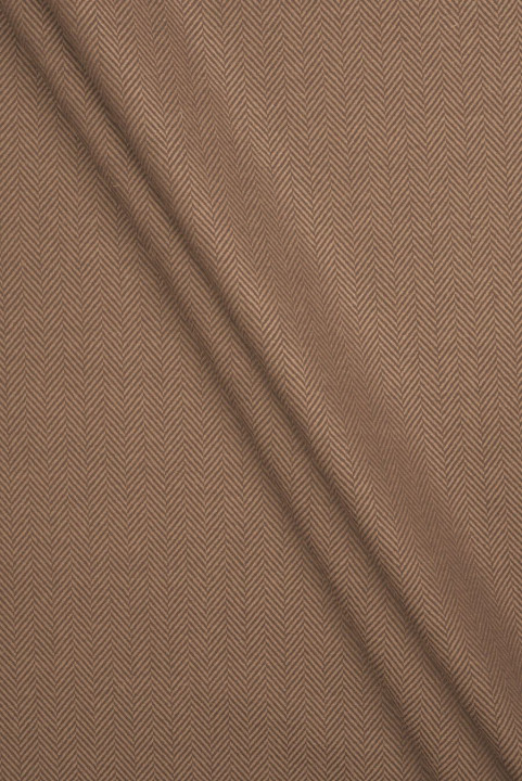 Beige herringbone polywool