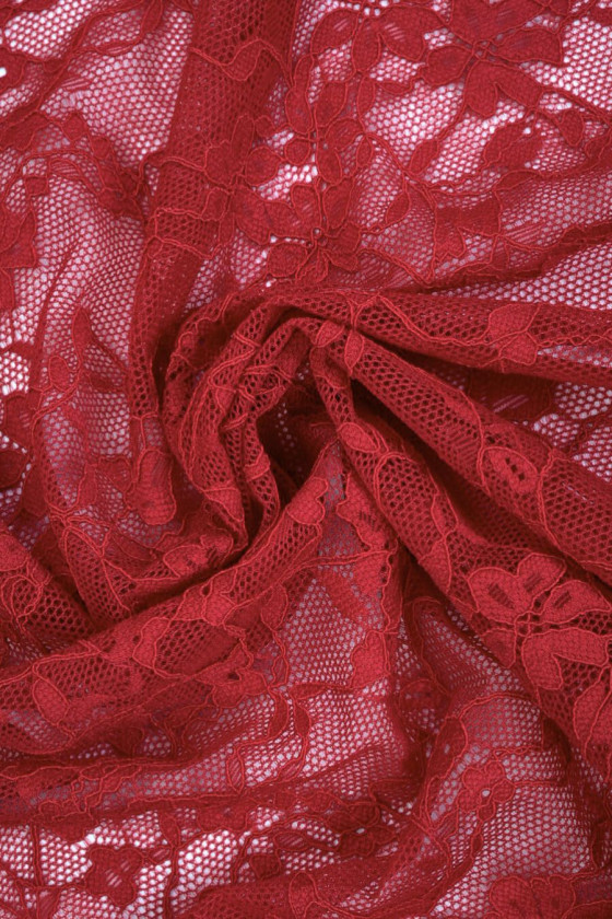 Elastische Spitze rot