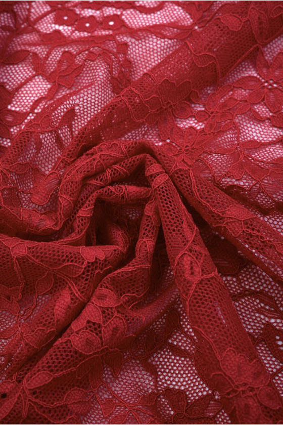 Elastische Spitze rot