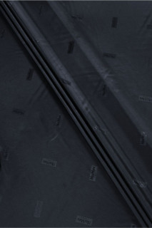 Jacquard lining black-blue