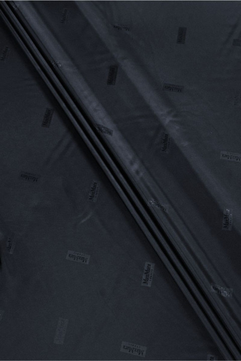 Fodera jacquard nera e blu