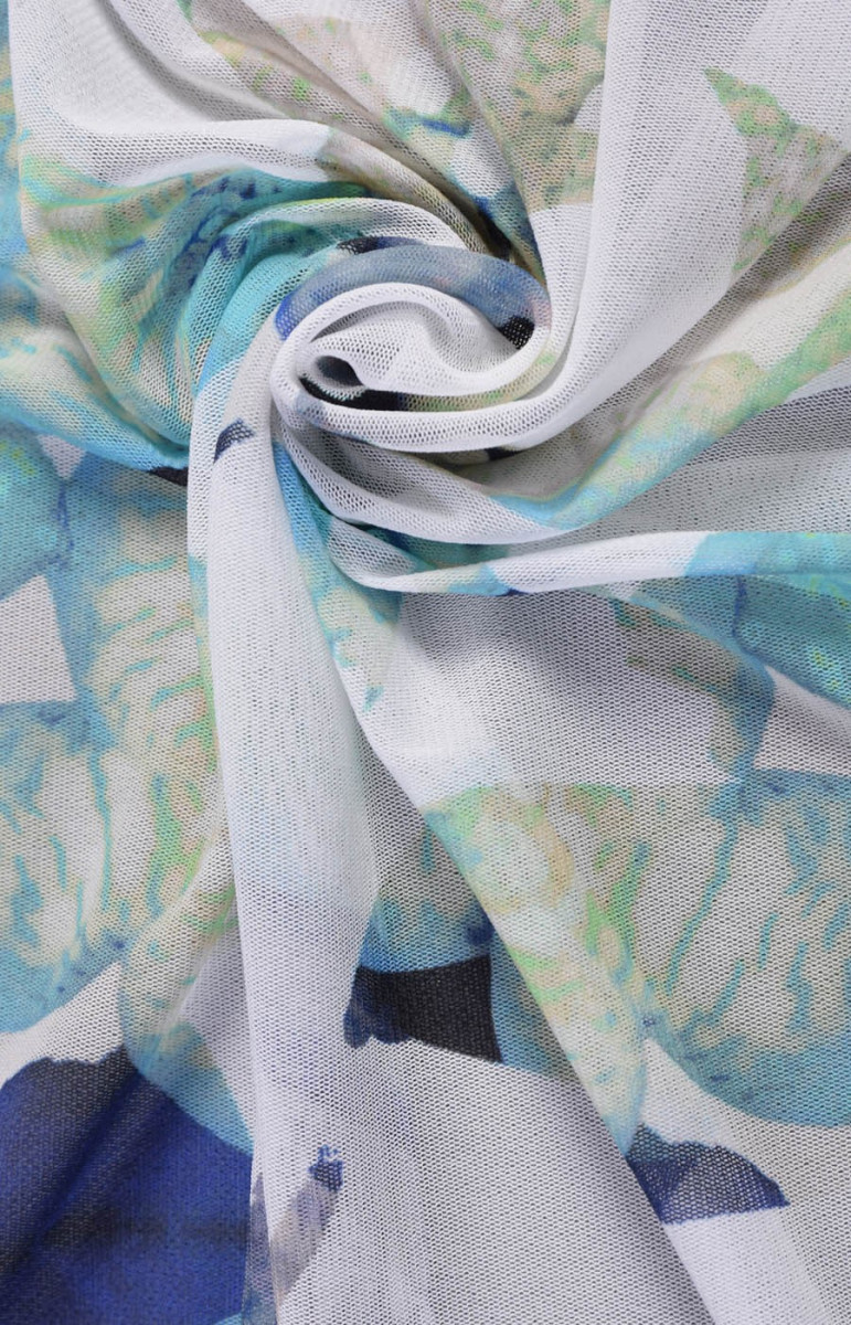 Tiul wzorzysty-kupon