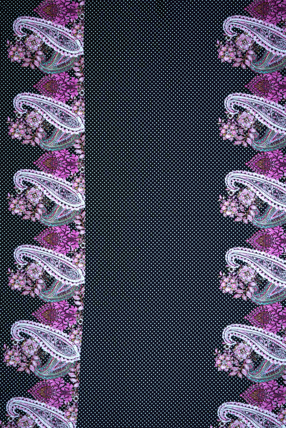 Viscose dots and paisley coupons