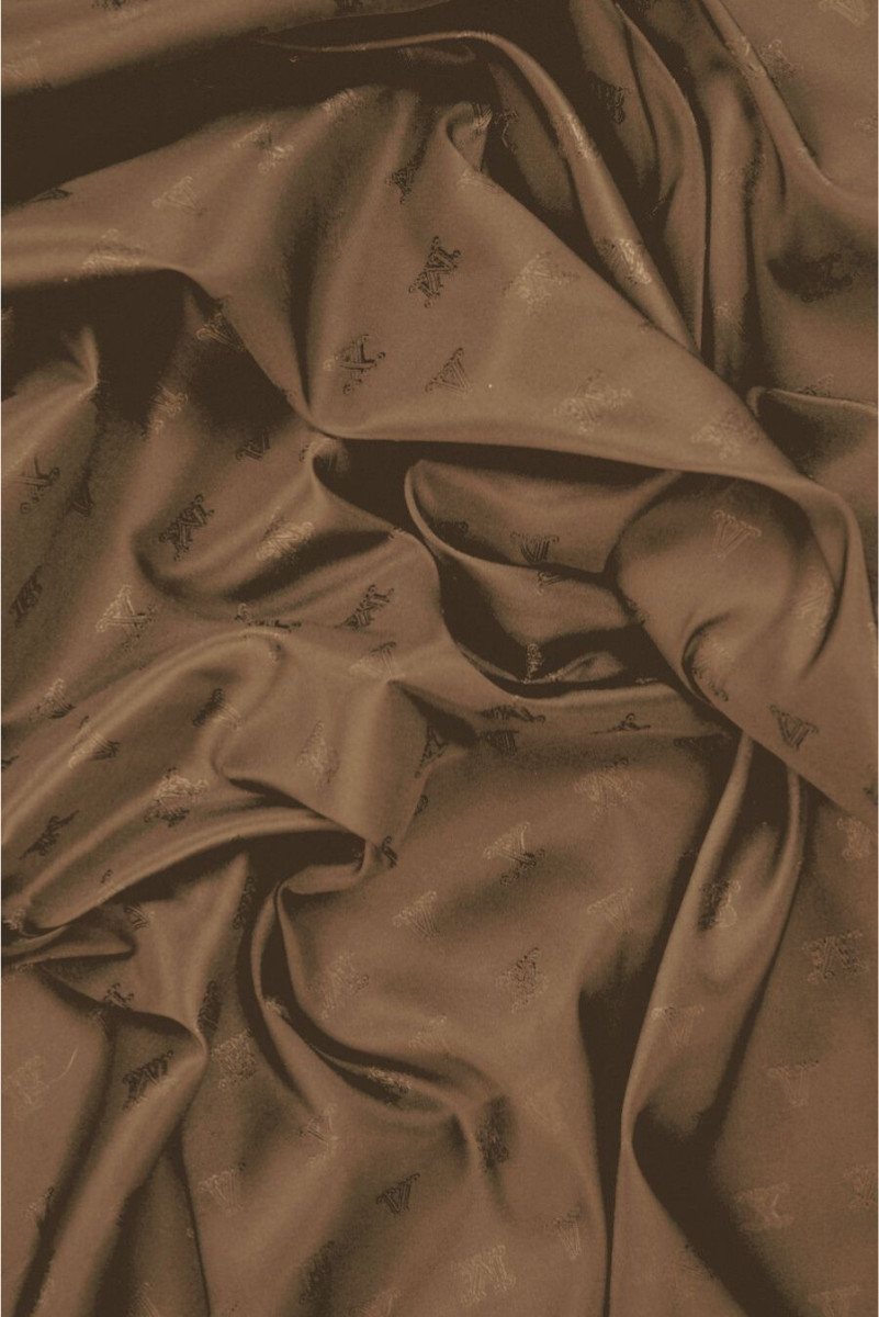 Elastisches Innenfutter signiert in dunklem Camel