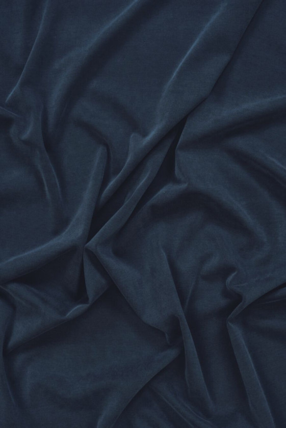 Cupro Cotton Navy Blue