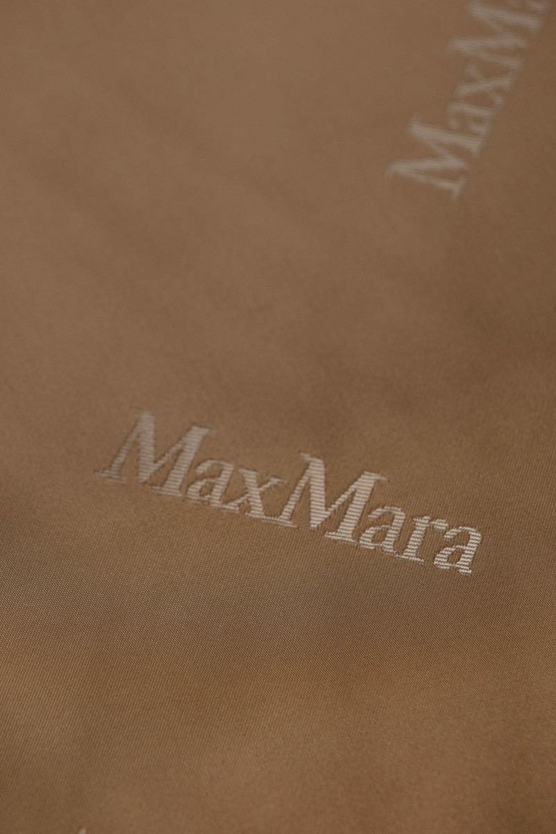 Căptușeală de semnătură bej cu o picătură de roz KUPON 55cm