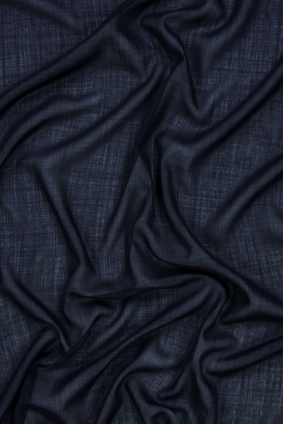 Seide Chiffon Gummiband Dunkel Marineblau