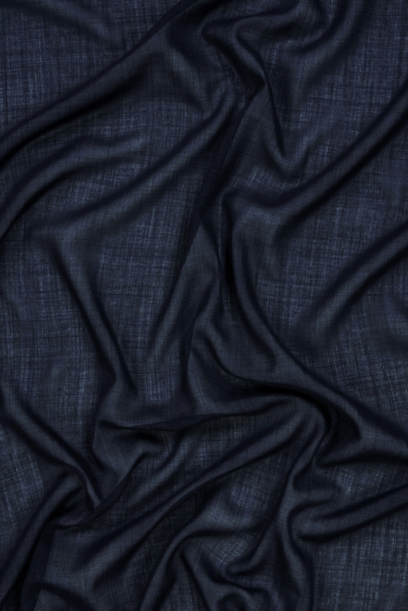 Seide Chiffon Gummiband Dunkel Marineblau