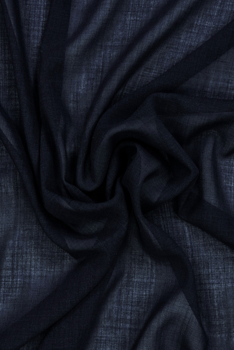 Seide Chiffon Gummiband Dunkel Marineblau