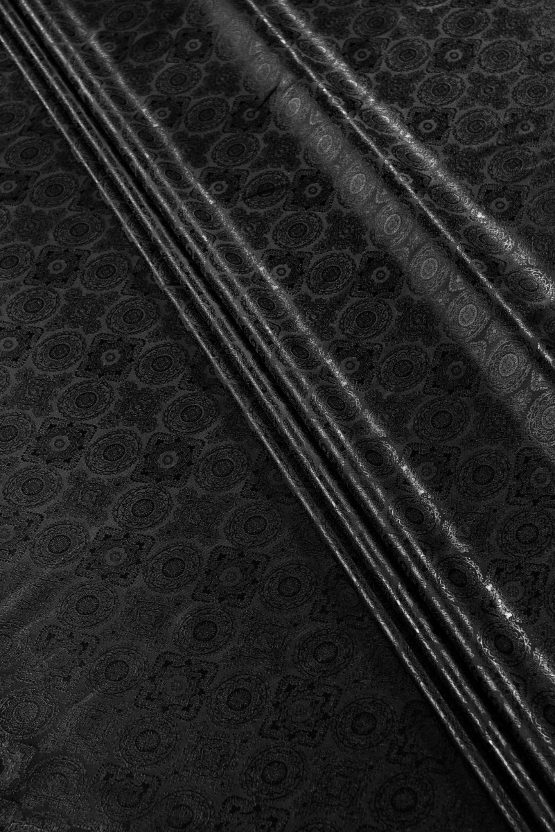 Jacquard lining black