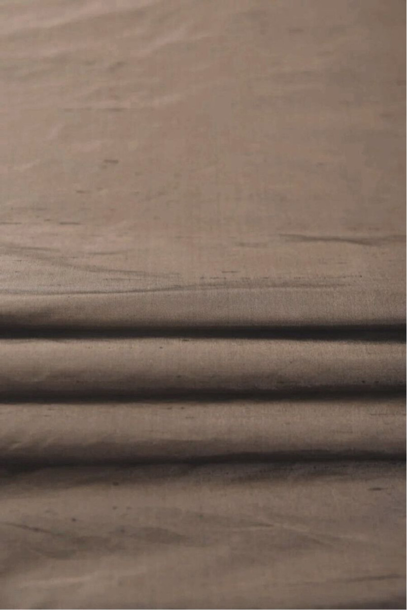 Shandong silk light brown twotone