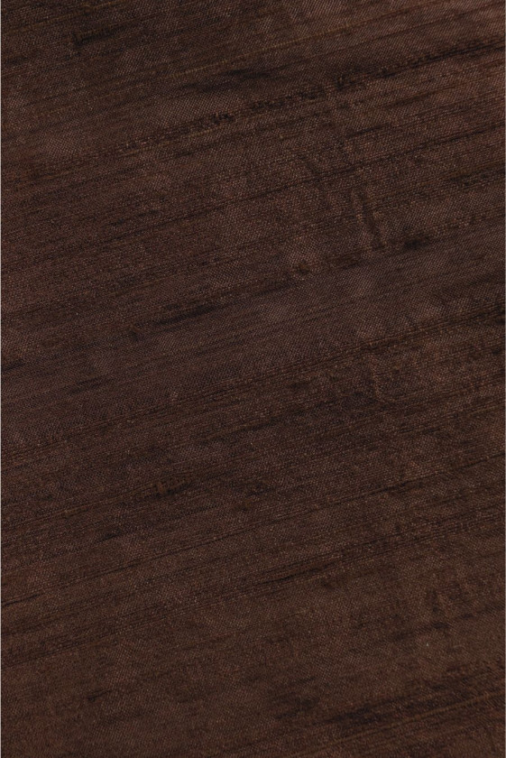 Shandong silk chocolate brown