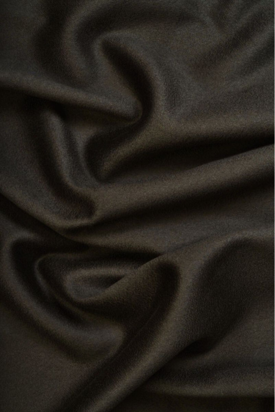 Cappotto lana con cashmere marrone KUPON 70cm