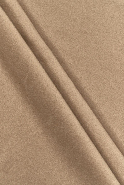 Coat wool with cashmere beige