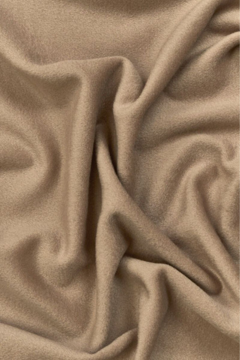 Coat wool with cashmere beige