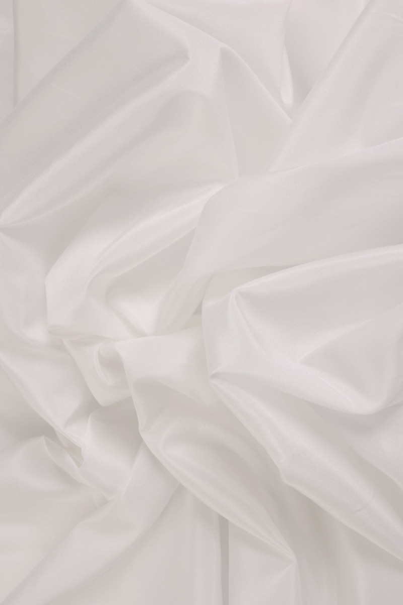 Silke og bomuld creme batiste KUPON 70cm