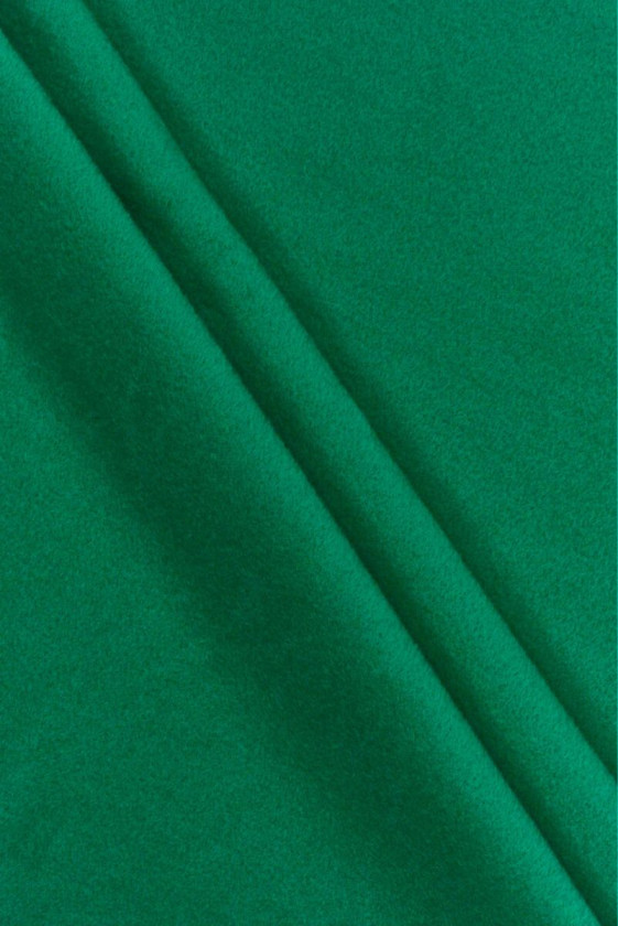 Coat wool with mohair green