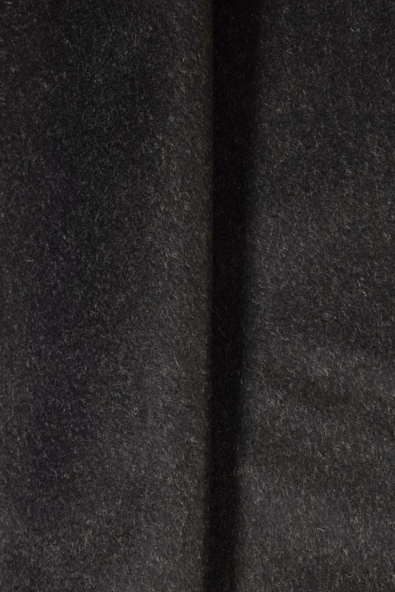 Cappotto lana con cashmere grafite COUPON 60 cm