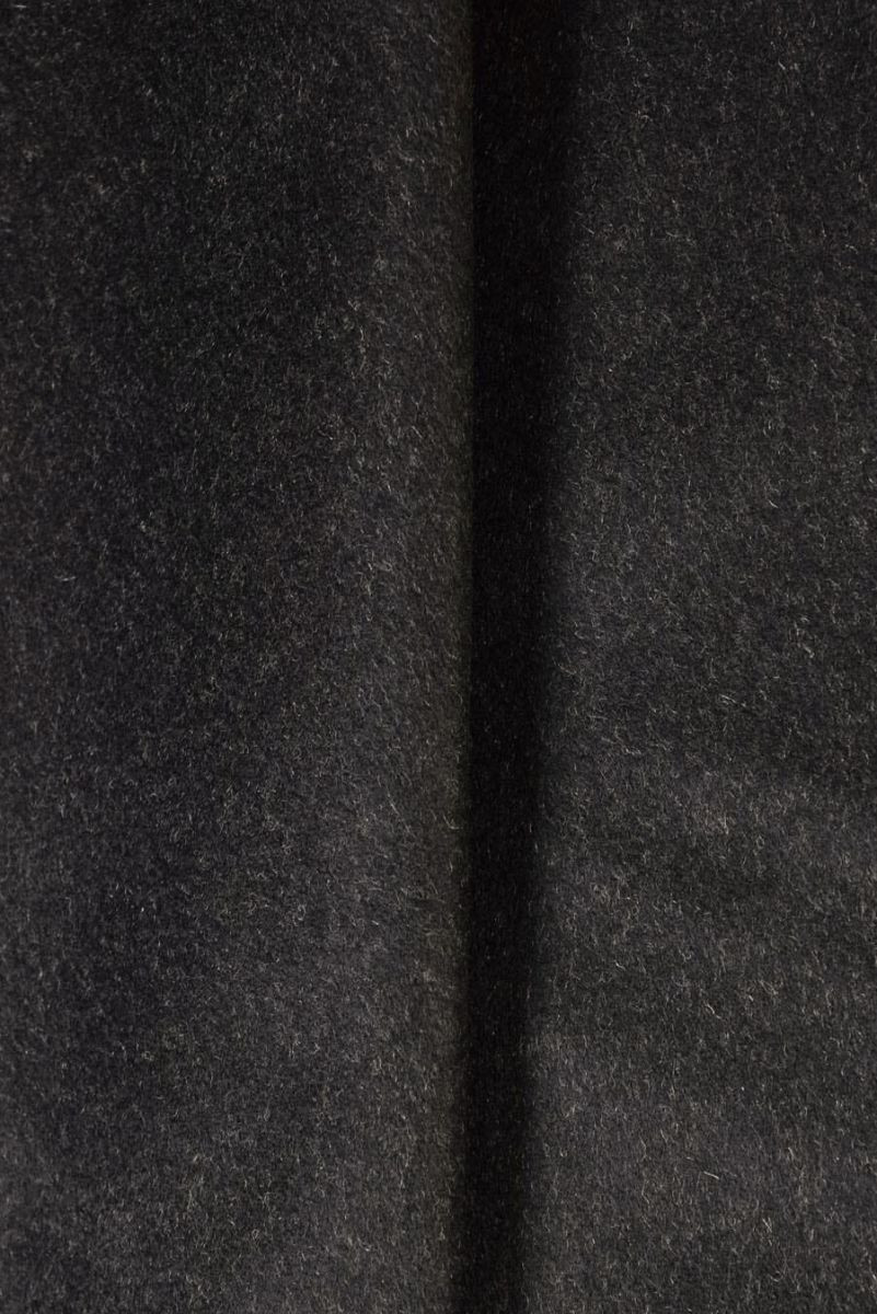 Cappotto lana con cashmere grafite COUPON 60 cm