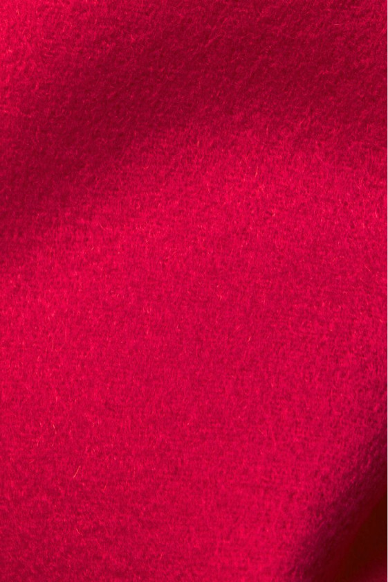 Coat wool with cashmere raspberry red