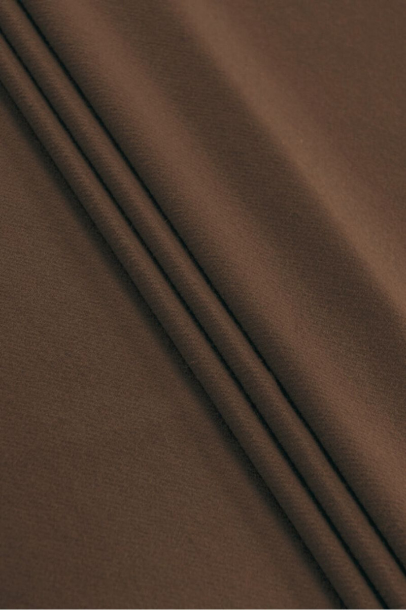 Brun uld KUPON 70cm