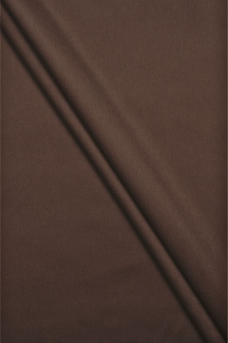 Coat wool with cashmere brown