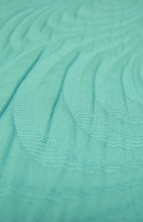 Turquoise jacquard