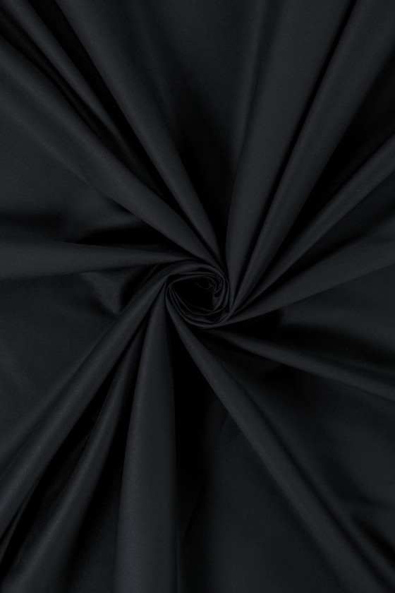 Schwarzer Polyester-Taft