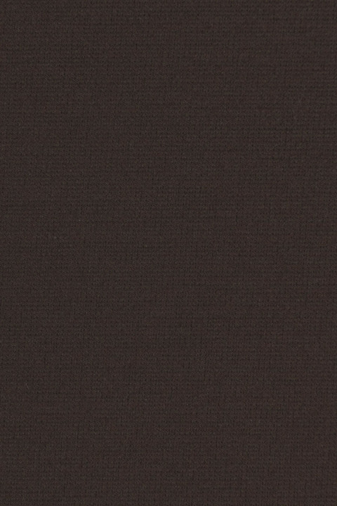 Polyester jersey knitted dark brown
