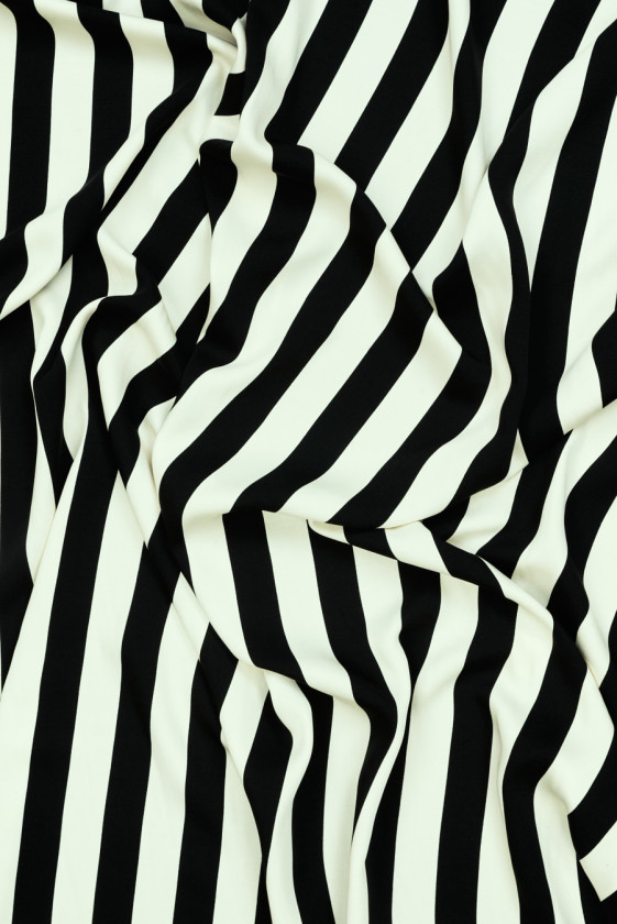 Viscose with vertical stripes