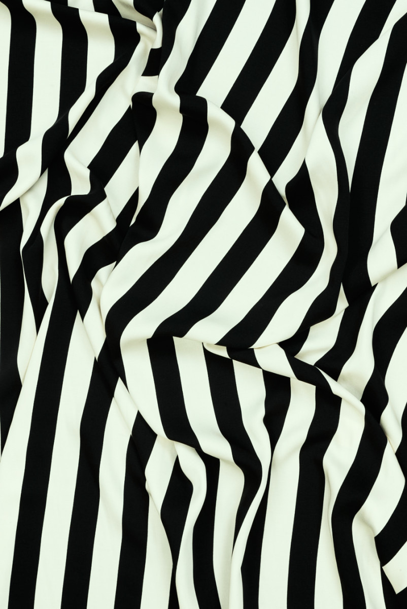 Viscose with vertical stripes