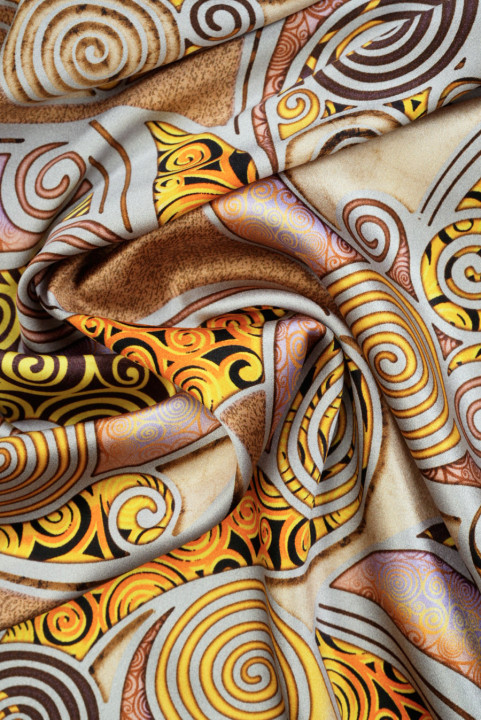 Oriental silk satin