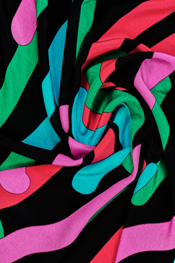 Crepe silk colorful tubes