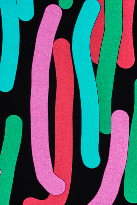 Crepe silk colorful tubes