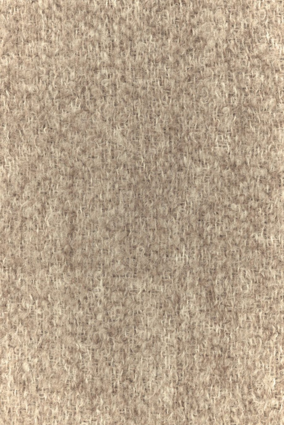 Coat wool with alpaca beige
