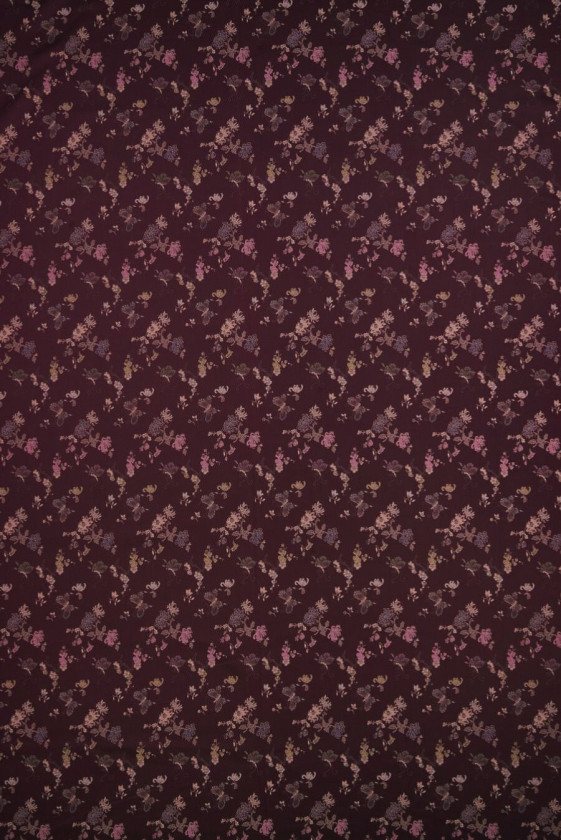 Buono Blu jacquard con fiori