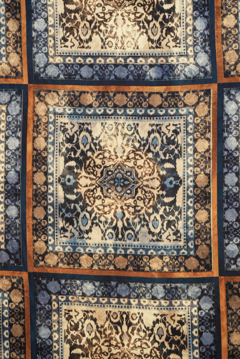 Viscose oriental squares