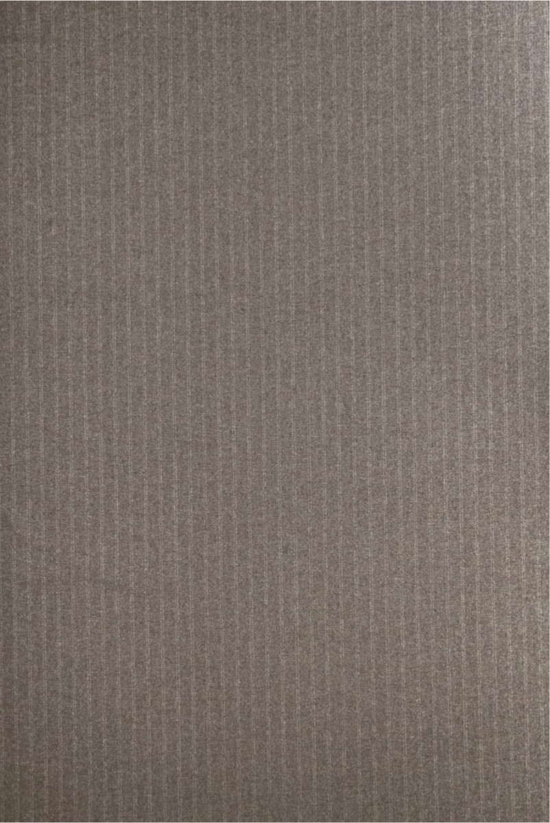 Striped wool grey-beige melange