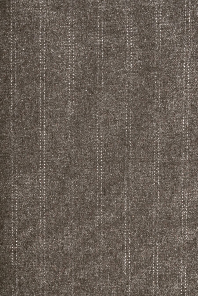 Striped wool grey-beige melange