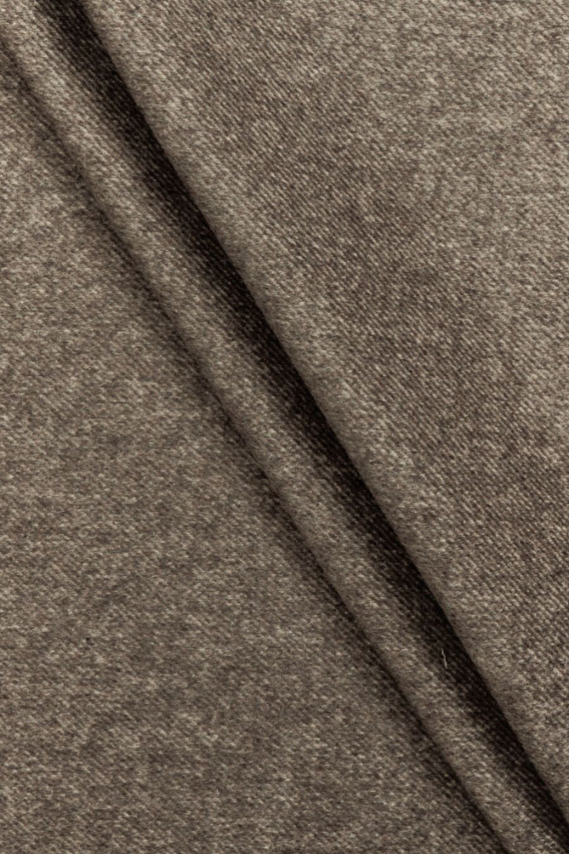 Braun melierte Polywolle