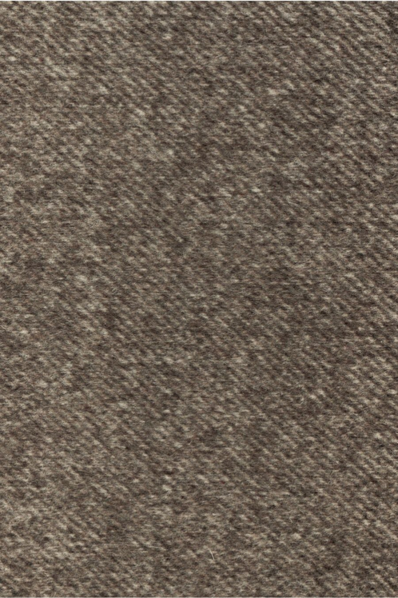 Brown melange polywool